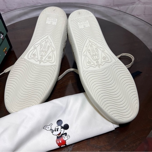 GUCCI x Disney Women's Ace Mickey Mouse Low Top Retro Vintage Sneakers 37 BNIB - Picture 6 of 15